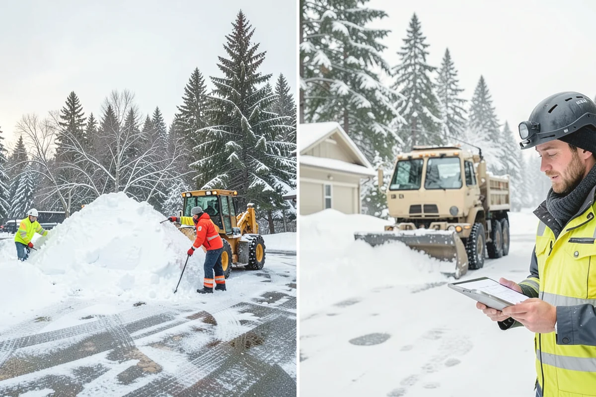 Apartment Complex Deicing in Mill Creek, Snohomish County, WA - Inventory all stairwells, landings, breezeways, and parking rows with the property manager