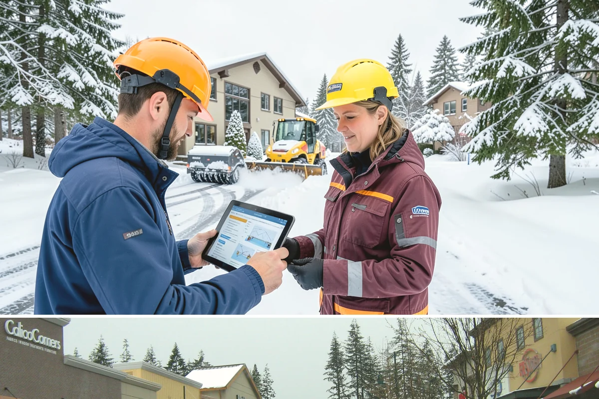 Apartment Complex Deicing in Mill Creek, Snohomish County, WA - Coverage spans the full November-through-March window, ramping up during the extended cold spells that follow lowland...