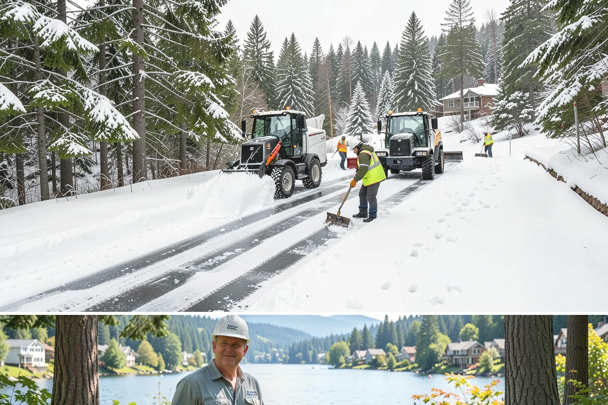 Apartment Complex Deicing in Milton, King County, WA - Coverage spans the full November-through-March window, ramping up during the extended cold spells that follow lowland...
