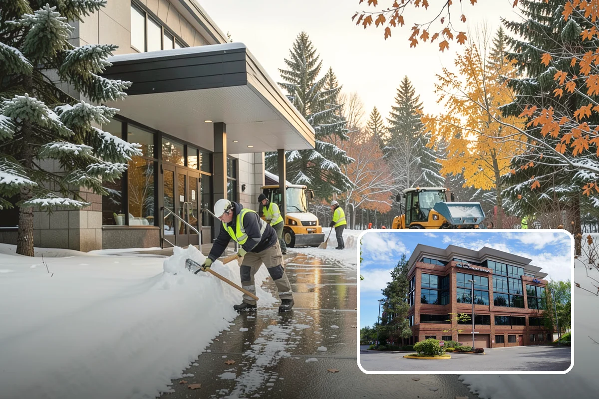 Apartment Complex Deicing in Mountlake Terrace, Snohomish County, WA - Reduces tenant slip-and-fall exposure across shared common areas