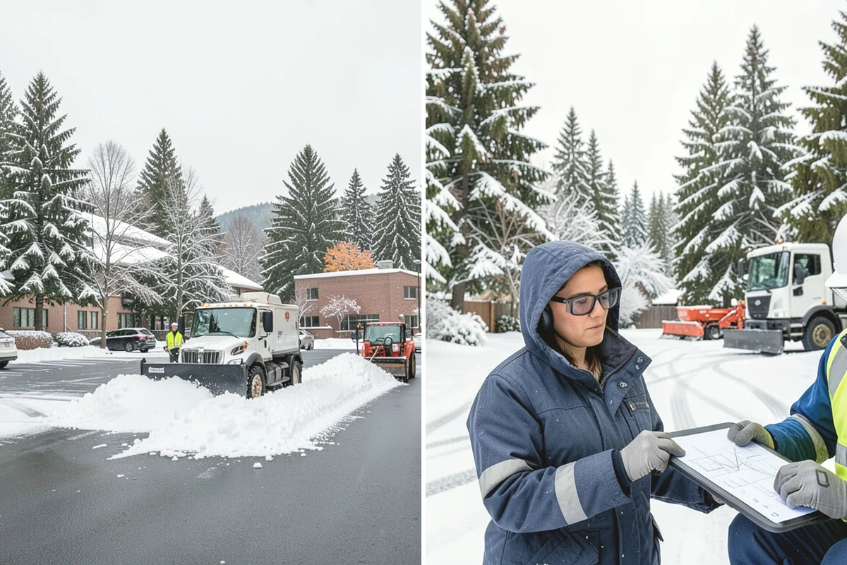 Apartment Complex Deicing in Mukilteo, Snohomish County, WA - Inventory all stairwells, landings, breezeways, and parking rows with the property manager