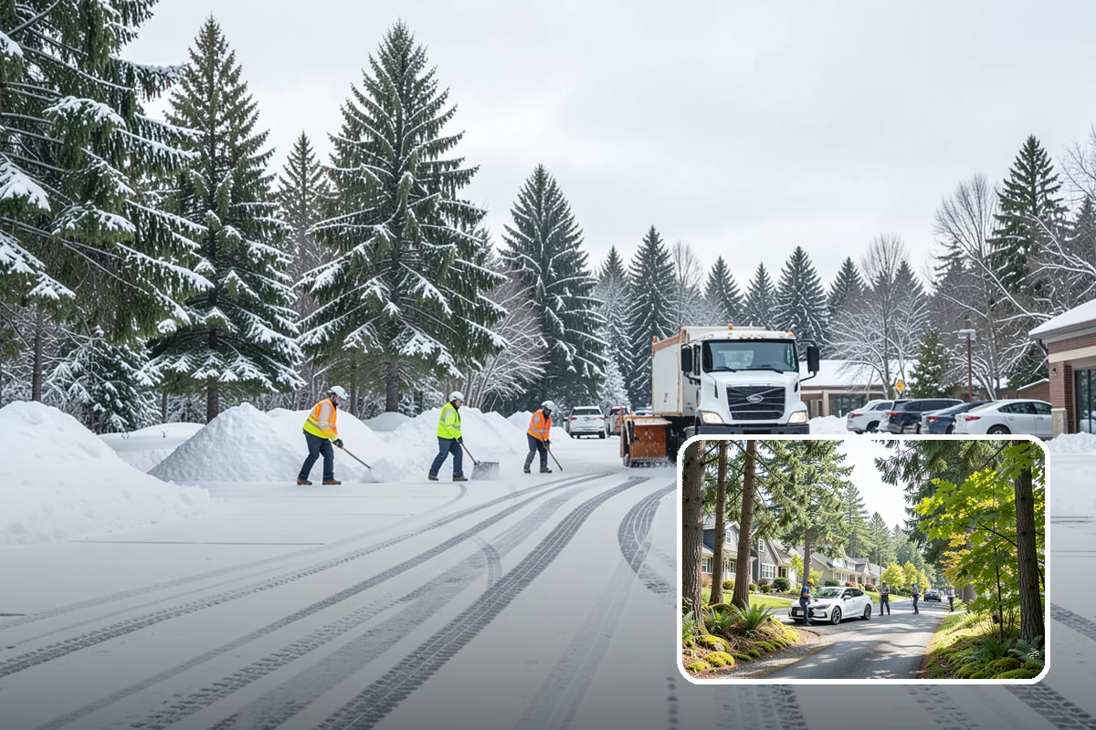 Apartment Complex Deicing in Normandy Park, King County, WA - Reduces tenant slip-and-fall exposure across shared common areas