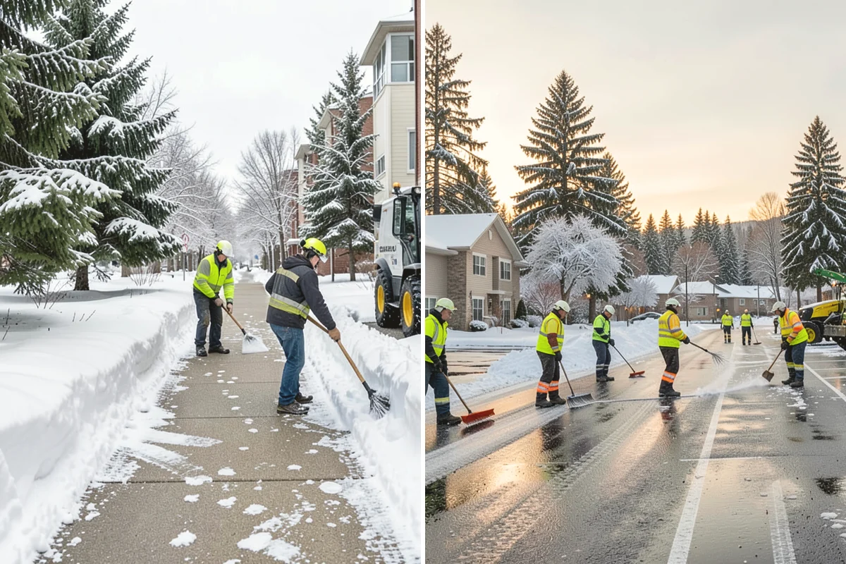 Apartment Complex Deicing in North Bend, King County, WA - Inventory all stairwells, landings, breezeways, and parking rows with the property manager
