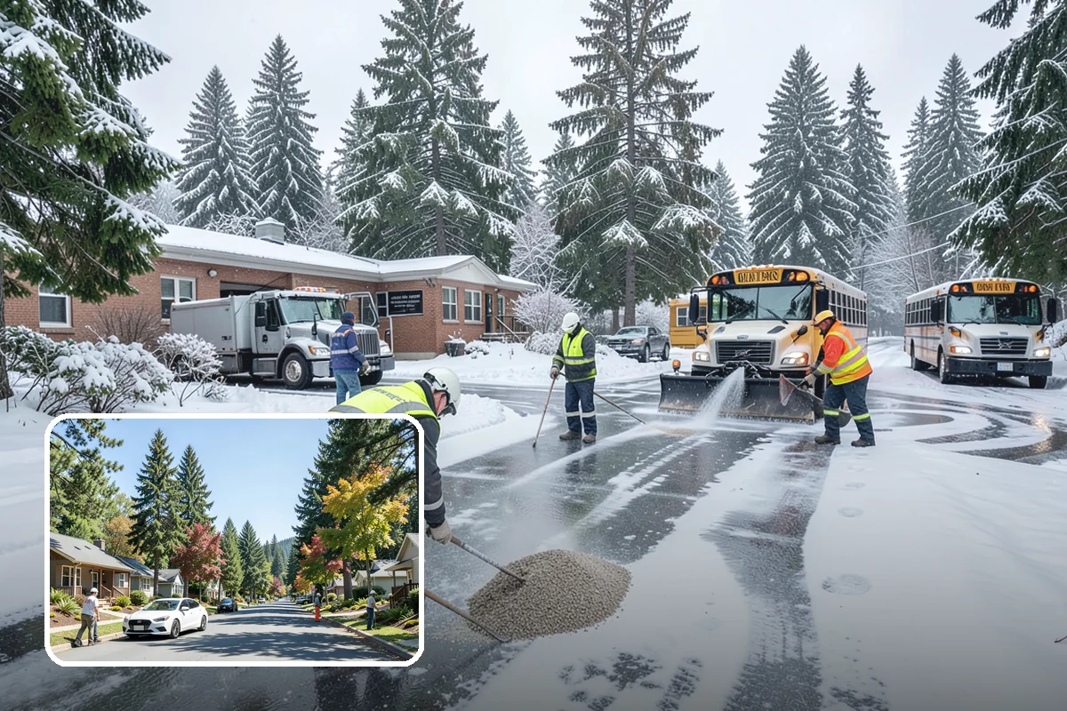 Apartment Complex Deicing in Orting, Pierce County, WA - Reduces tenant slip-and-fall exposure across shared common areas