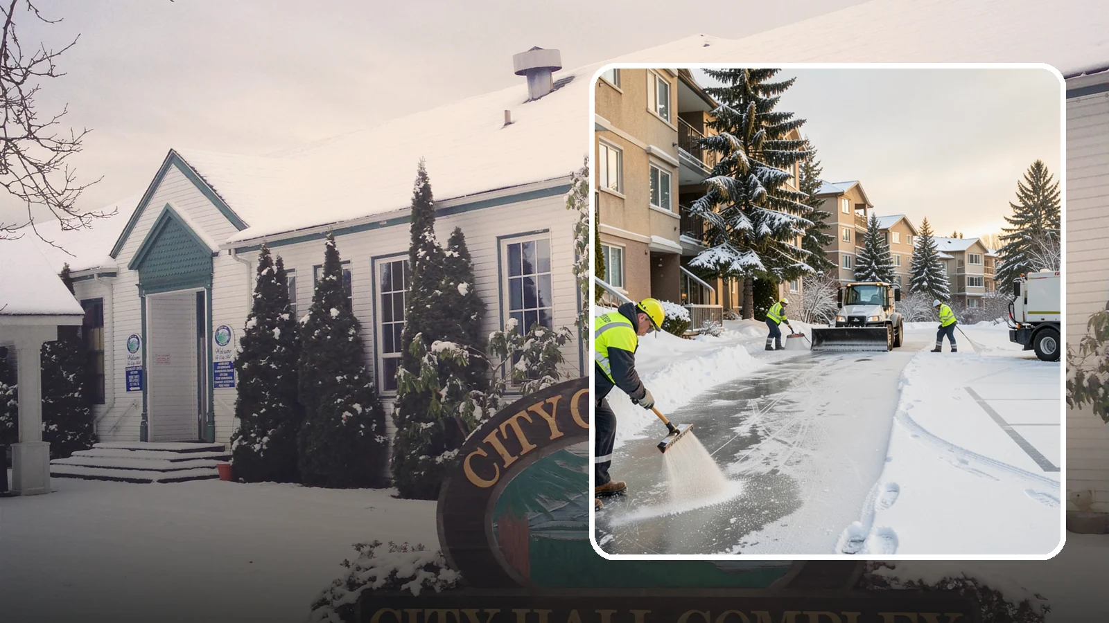 Apartment Complex Deicing in Pacific, King County, WA - Comprehensive ice control for apartment communities, covering shared stairwells, breezeways, and resident parking where...