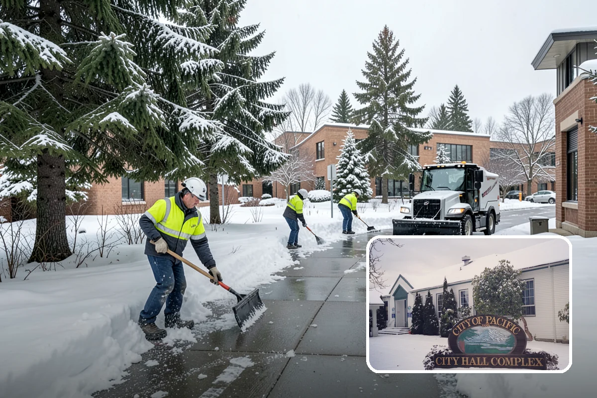 Apartment Complex Deicing in Pacific, King County, WA - Reduces tenant slip-and-fall exposure across shared common areas