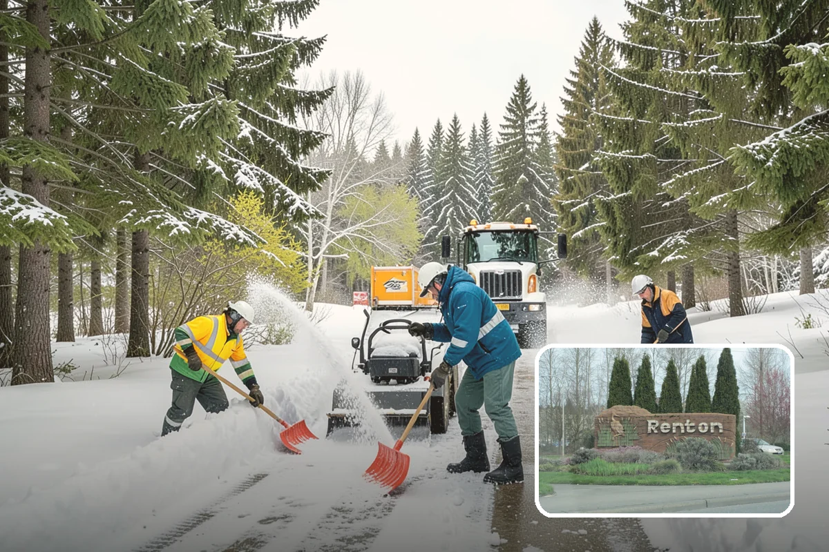 Apartment Complex Deicing in Renton, King County, WA - Reduces tenant slip-and-fall exposure across shared common areas