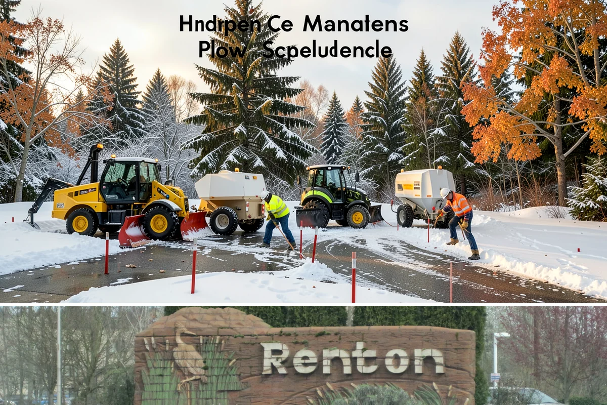 Apartment Complex Deicing in Renton, King County, WA - Coverage spans the full November-through-March window, ramping up during the extended cold spells that follow lowland...