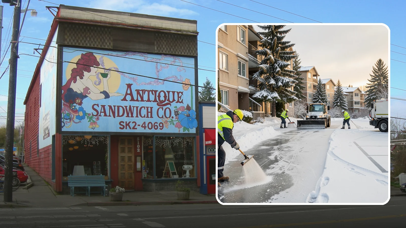 Apartment Complex Deicing in Ruston, Pierce County, WA - Comprehensive ice control for apartment communities, covering shared stairwells, breezeways, and resident parking where...