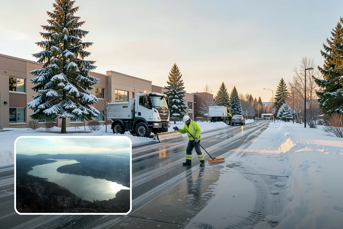 Apartment Complex Deicing in Sammamish, King County, WA - Reduces tenant slip-and-fall exposure across shared common areas