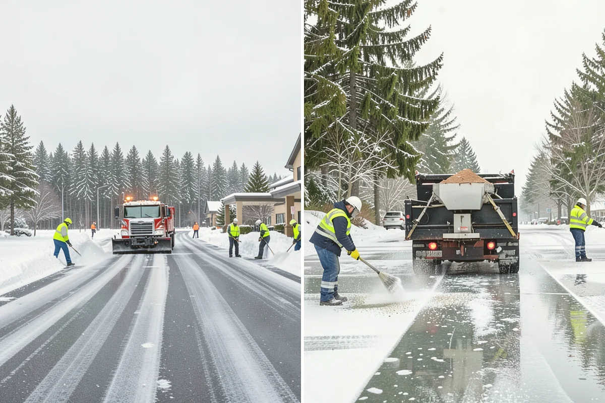 Apartment Complex Deicing in Sammamish, King County, WA - Inventory all stairwells, landings, breezeways, and parking rows with the property manager