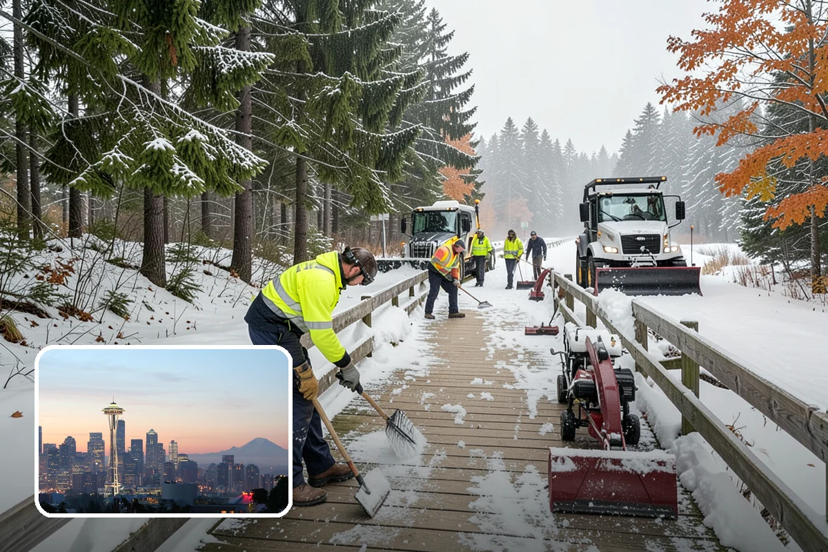 Apartment Complex Deicing in Seattle, King County, WA - Reduces tenant slip-and-fall exposure across shared common areas