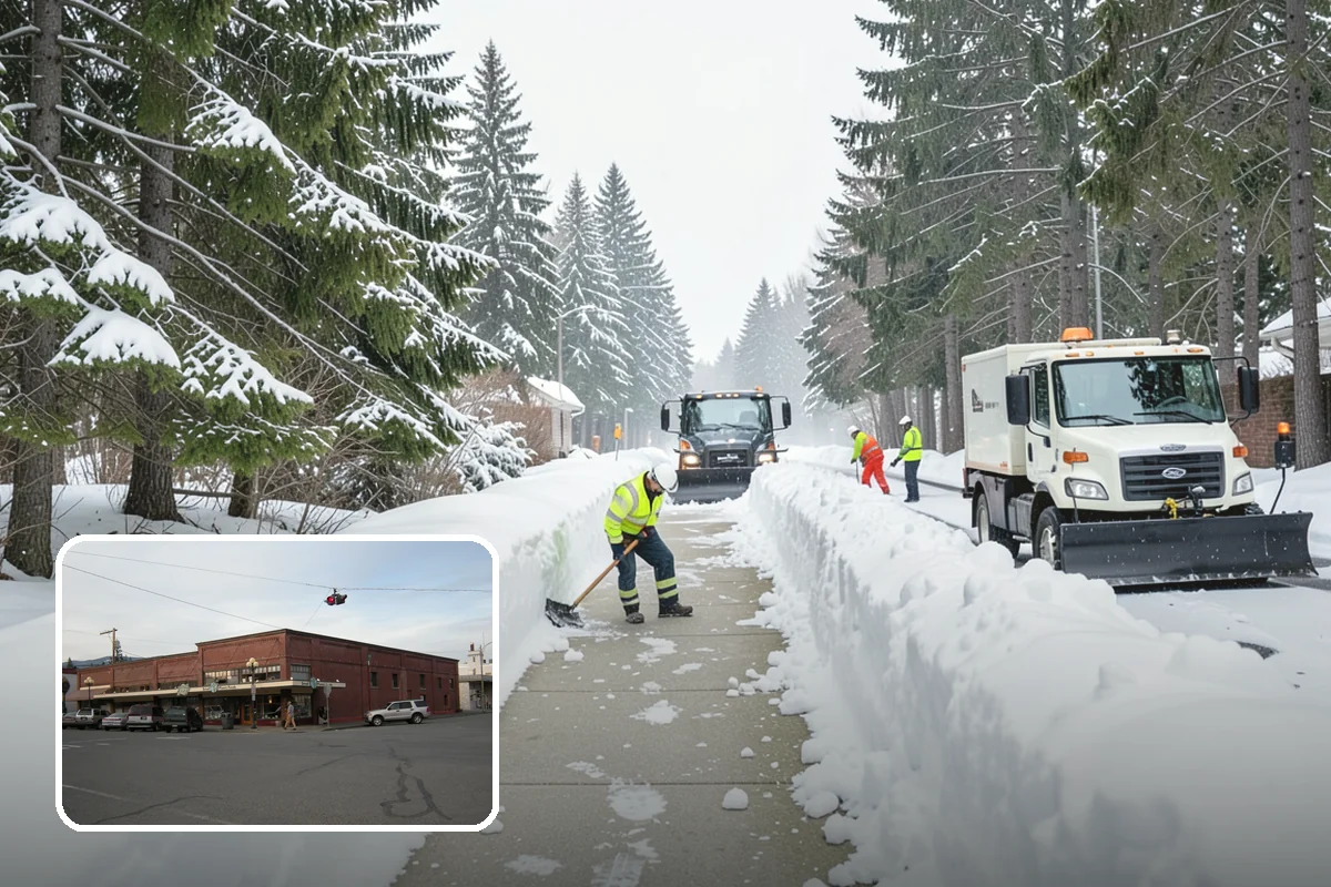 Apartment Complex Deicing in Sedro-Woolley, Skagit County, WA - Reduces tenant slip-and-fall exposure across shared common areas