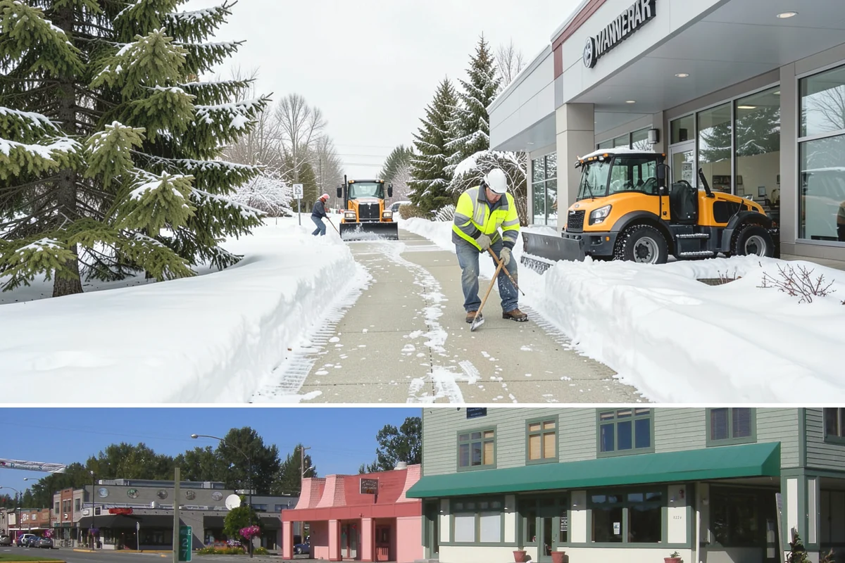 Apartment Complex Deicing in Snoqualmie, King County, WA - Coverage spans the full November-through-March window, ramping up during the extended cold spells that follow lowland...