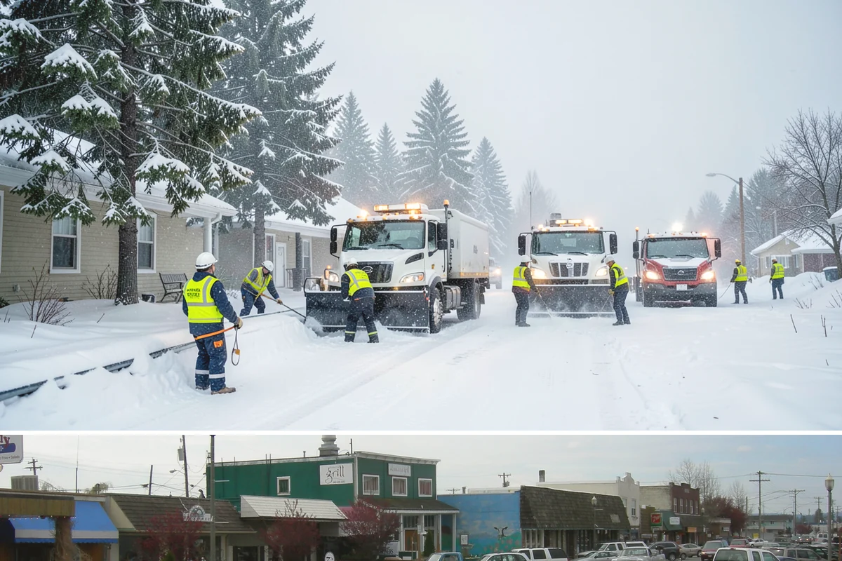 Apartment Complex Deicing in Stanwood, Snohomish County, WA - Coverage spans the full November-through-March window, ramping up during the extended cold spells that follow lowland...