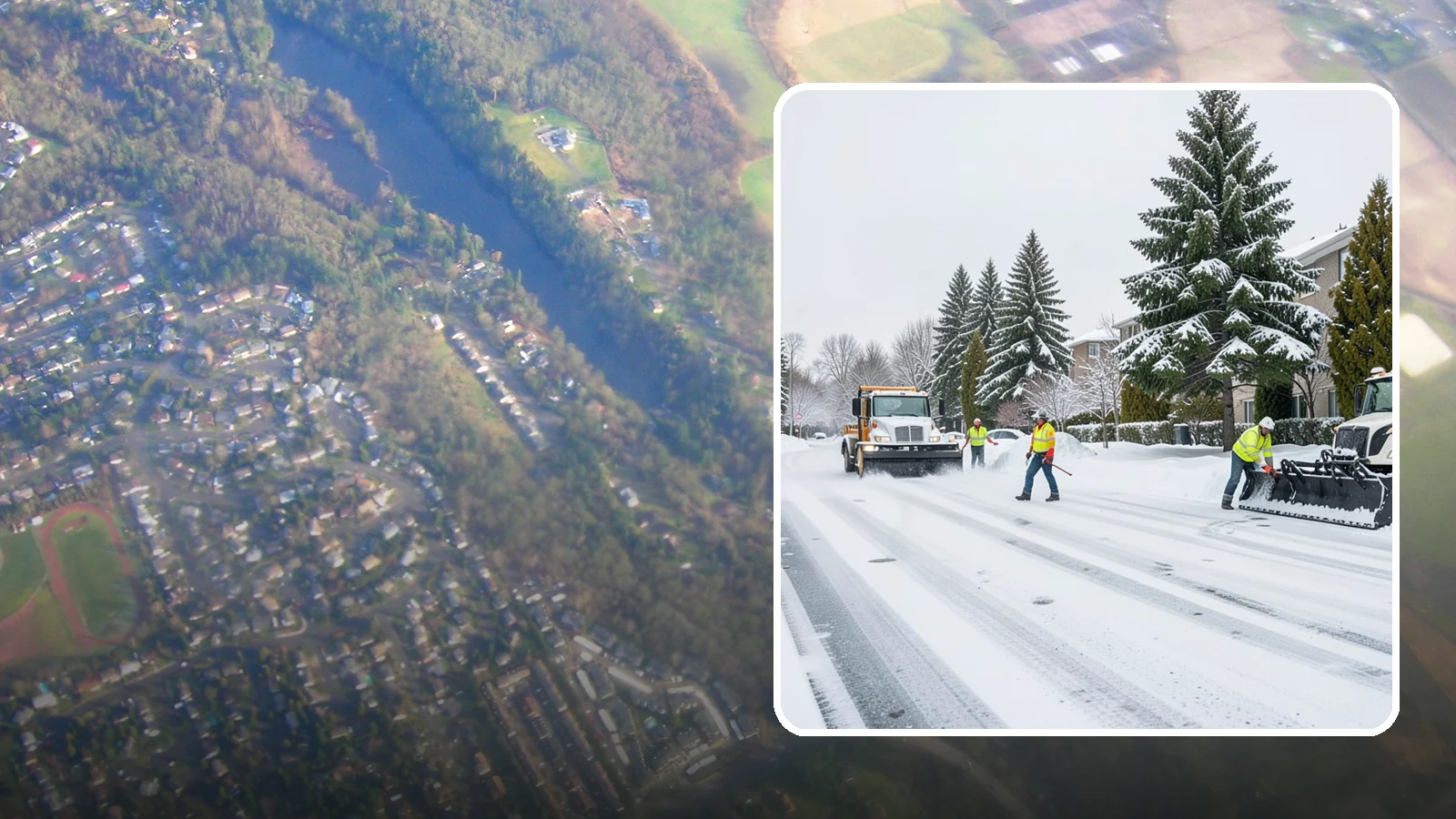 Apartment Complex Parking Lot Snow Removal in Algona, King County, WA - We plow sprawling apartment lots full of overnight tenant vehicles before residents leave for the Western Washington morning rush.