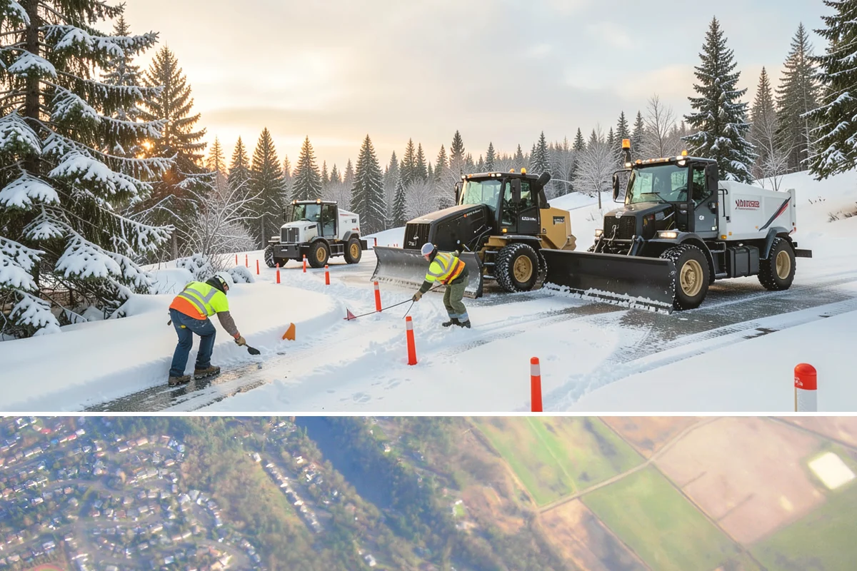 Apartment Complex Parking Lot Snow Removal in Algona, King County, WA - Snow risk for Puget Sound apartment communities runs highest from December through February, when overnight lows dip below...