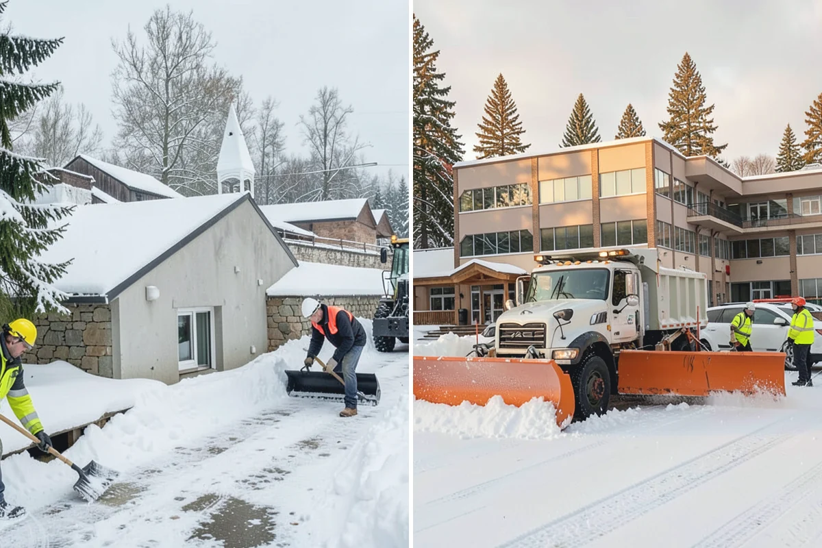 Apartment Complex Parking Lot Snow Removal in Auburn, King County, WA - Meet the manager to prioritize buildings, fire lanes, and tenant move-out zones