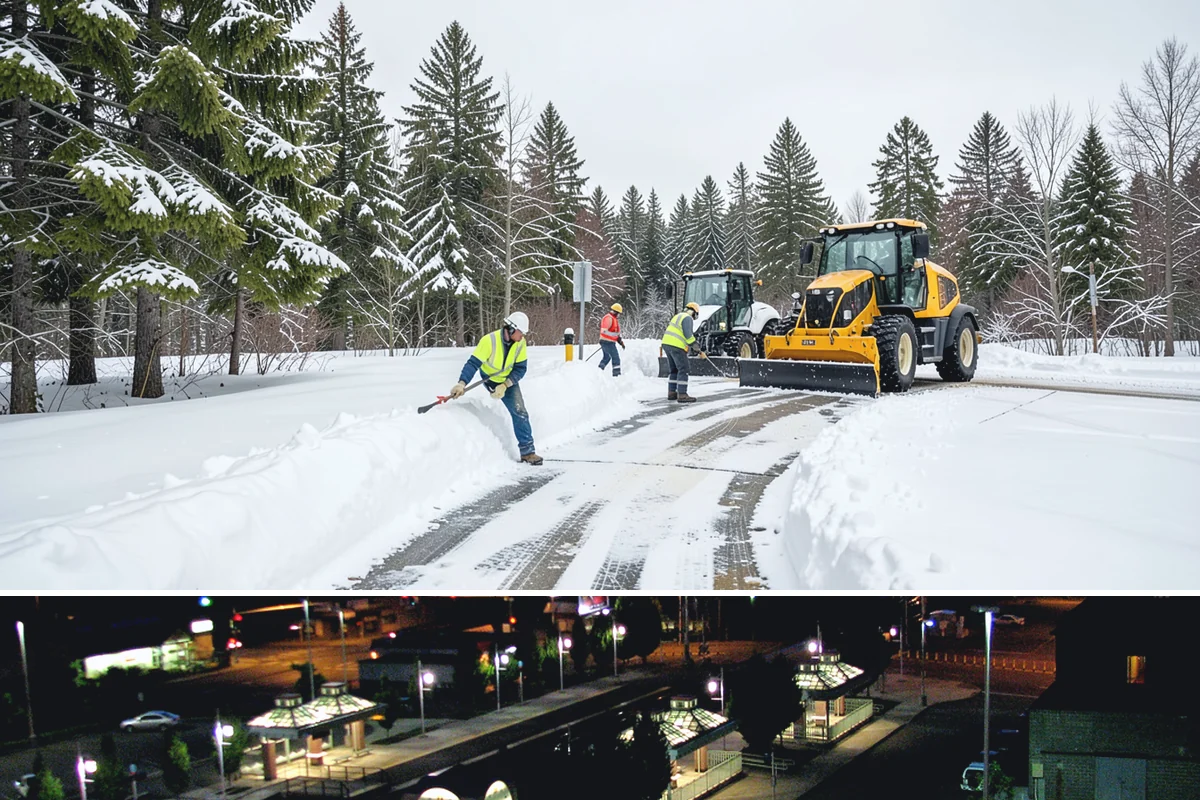 Apartment Complex Parking Lot Snow Removal in Auburn, King County, WA - Snow risk for Puget Sound apartment communities runs highest from December through February, when overnight lows dip below...