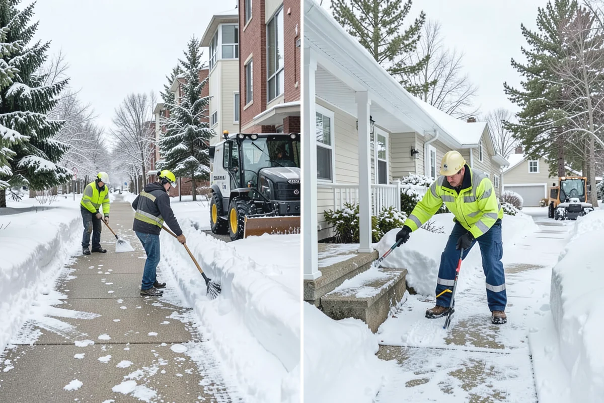 Apartment Complex Parking Lot Snow Removal in Beaux Arts Village, King County, WA - Meet the manager to prioritize buildings, fire lanes, and tenant move-out zones