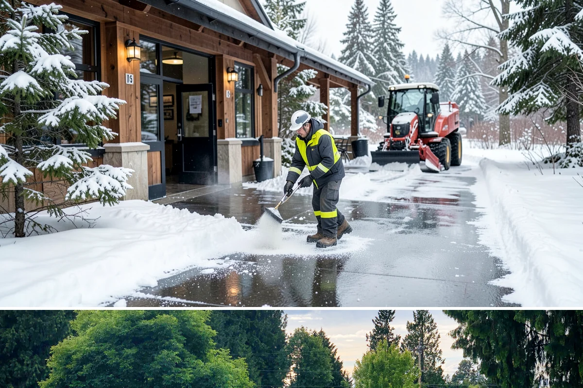 Apartment Complex Parking Lot Snow Removal in Bonney Lake, Pierce County, WA - Snow risk for Puget Sound apartment communities runs highest from December through February, when overnight lows dip below...