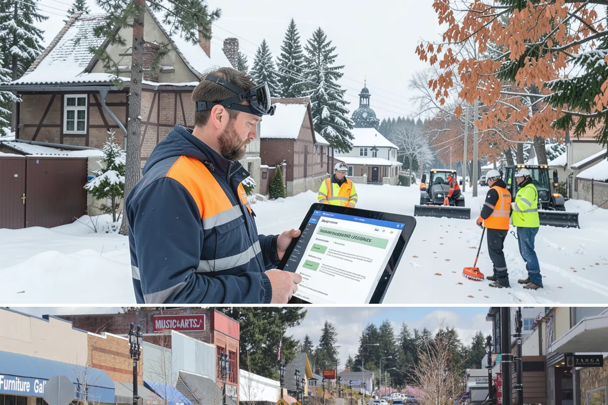 Apartment Complex Parking Lot Snow Removal in Bothell, King County, WA - Snow risk for Puget Sound apartment communities runs highest from December through February, when overnight lows dip below...