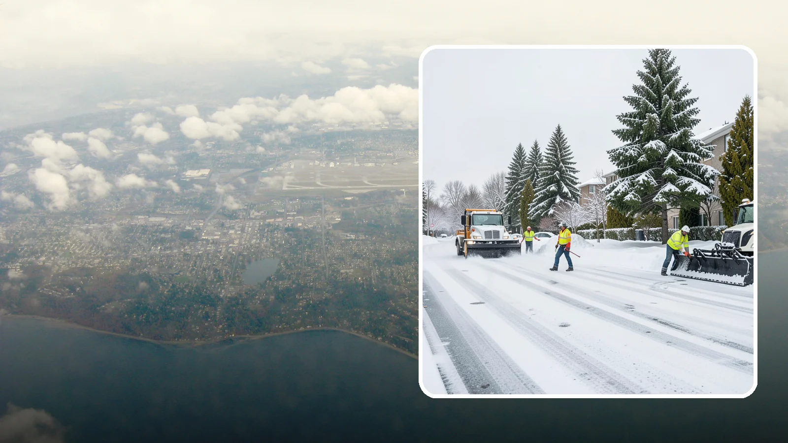 Apartment Complex Parking Lot Snow Removal in Burien, King County, WA - We plow sprawling apartment lots full of overnight tenant vehicles before residents leave for the Western Washington morning rush.
