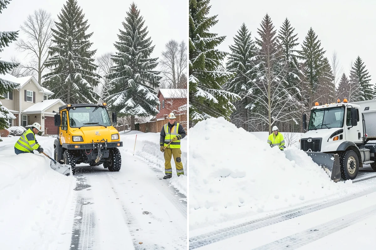 Apartment Complex Parking Lot Snow Removal in Burien, King County, WA - Meet the manager to prioritize buildings, fire lanes, and tenant move-out zones
