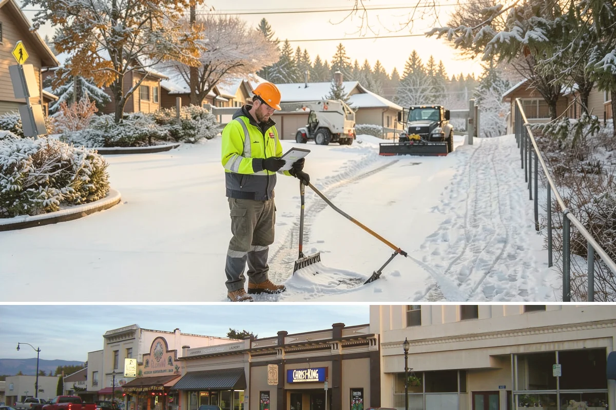 Apartment Complex Parking Lot Snow Removal in Burlington, Skagit County, WA - Snow risk for Puget Sound apartment communities runs highest from December through February, when overnight lows dip below...