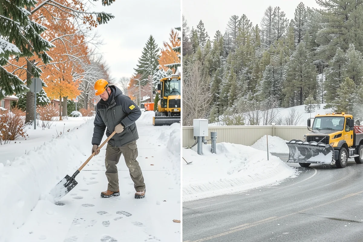 Apartment Complex Parking Lot Snow Removal in Carnation, King County, WA - Meet the manager to prioritize buildings, fire lanes, and tenant move-out zones