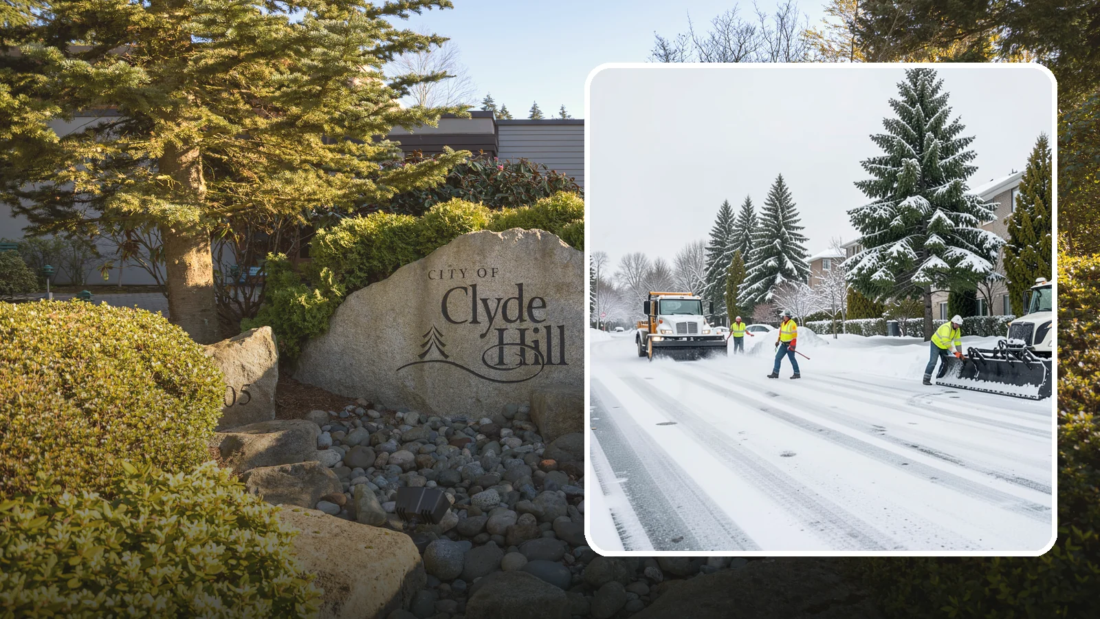 Apartment Complex Parking Lot Snow Removal in Clyde Hill, King County, WA - We plow sprawling apartment lots full of overnight tenant vehicles before residents leave for the Western Washington morning rush.