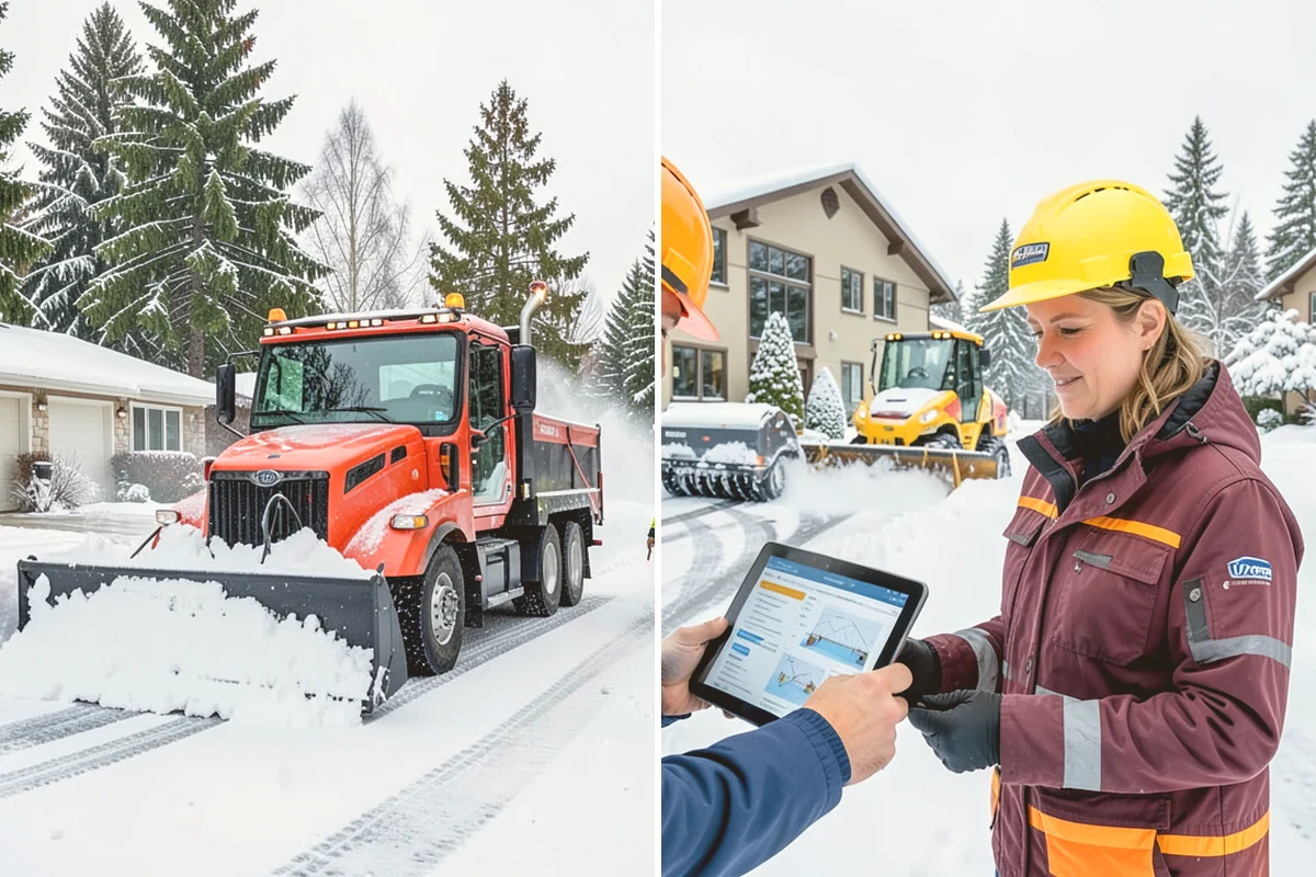 Apartment Complex Parking Lot Snow Removal in Eatonville, Pierce County, WA - Meet the manager to prioritize buildings, fire lanes, and tenant move-out zones