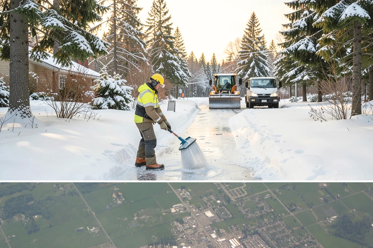 Apartment Complex Parking Lot Snow Removal in Enumclaw, King County, WA - Snow risk for Puget Sound apartment communities runs highest from December through February, when overnight lows dip below...