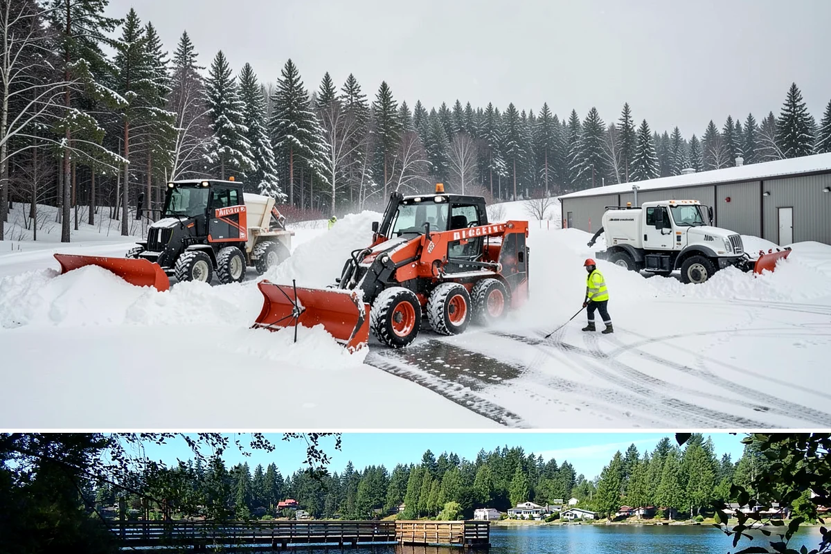 Apartment Complex Parking Lot Snow Removal in Federal Way, King County, WA - Snow risk for Puget Sound apartment communities runs highest from December through February, when overnight lows dip below...
