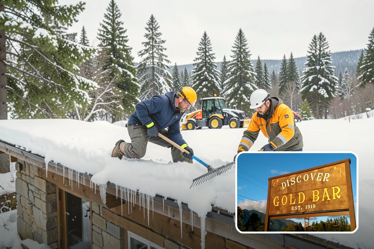 Apartment Complex Parking Lot Snow Removal in Gold Bar, Snohomish County, WA - Travel lanes stay open for tenants, first responders, and package delivery