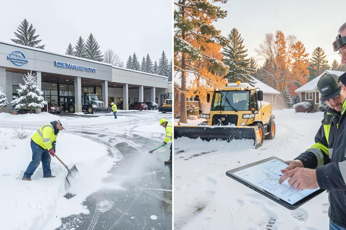 Apartment Complex Parking Lot Snow Removal in Gold Bar, Snohomish County, WA - Meet the manager to prioritize buildings, fire lanes, and tenant move-out zones
