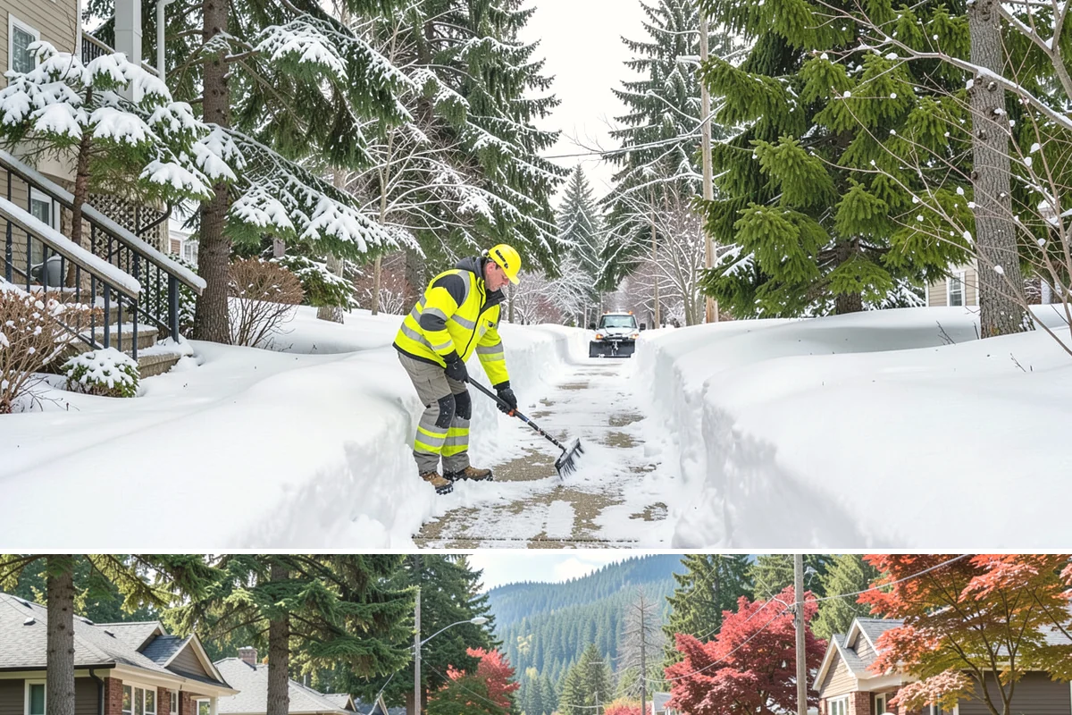 Apartment Complex Parking Lot Snow Removal in Hunts Point, King County, WA - Snow risk for Puget Sound apartment communities runs highest from December through February, when overnight lows dip below...