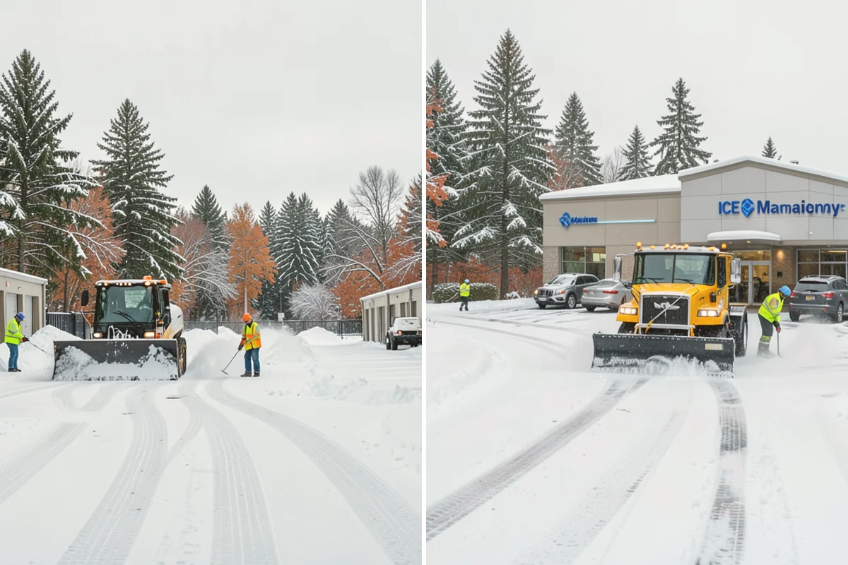 Apartment Complex Parking Lot Snow Removal in Index, Snohomish County, WA - Meet the manager to prioritize buildings, fire lanes, and tenant move-out zones