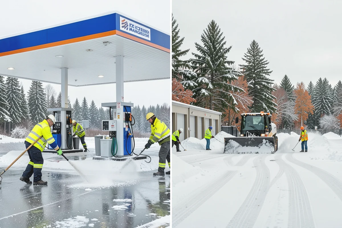 Apartment Complex Parking Lot Snow Removal in Issaquah, King County, WA - Meet the manager to prioritize buildings, fire lanes, and tenant move-out zones