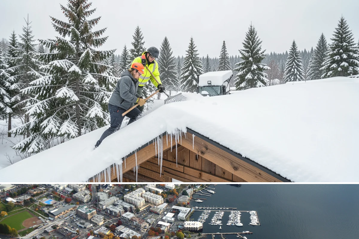 Apartment Complex Parking Lot Snow Removal in Kirkland, King County, WA - Snow risk for Puget Sound apartment communities runs highest from December through February, when overnight lows dip below...