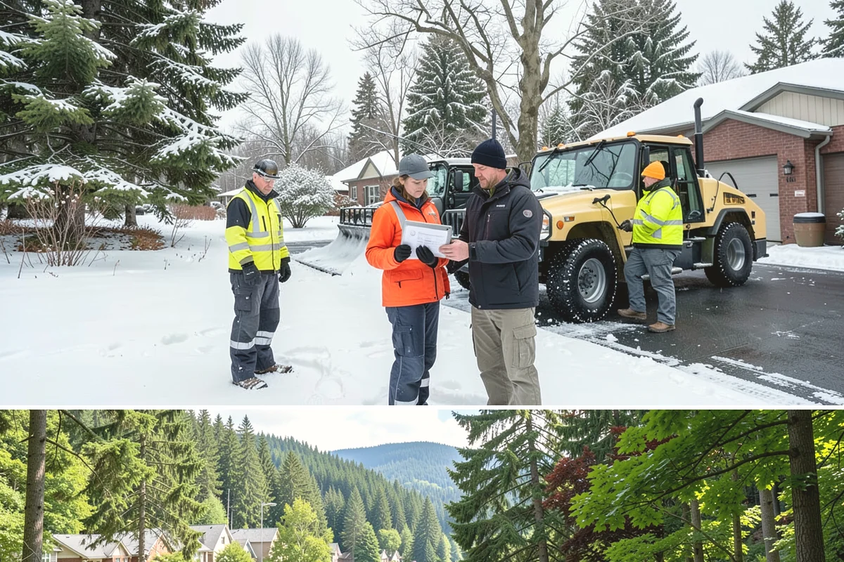 Apartment Complex Parking Lot Snow Removal in Lake Forest Park, King County, WA - Snow risk for Puget Sound apartment communities runs highest from December through February, when overnight lows dip below...