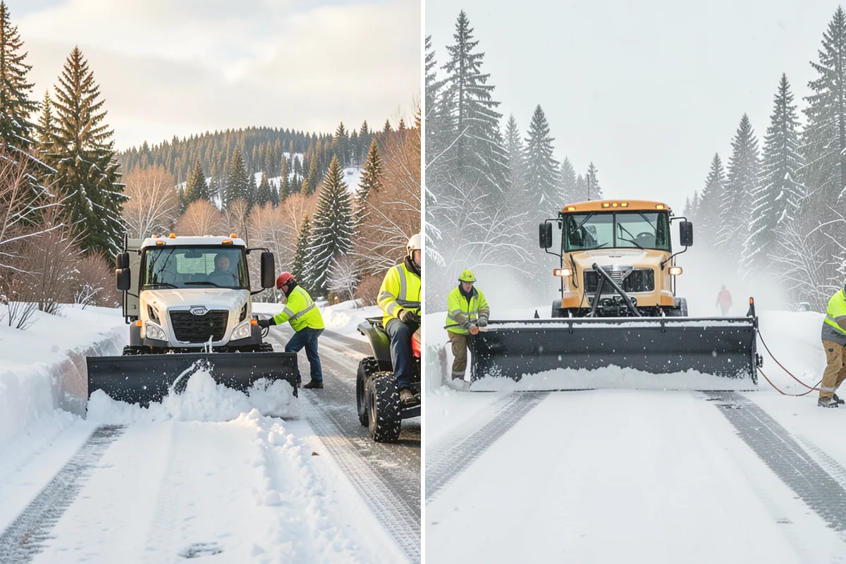 Apartment Complex Parking Lot Snow Removal in Lake Stevens, Snohomish County, WA - Meet the manager to prioritize buildings, fire lanes, and tenant move-out zones