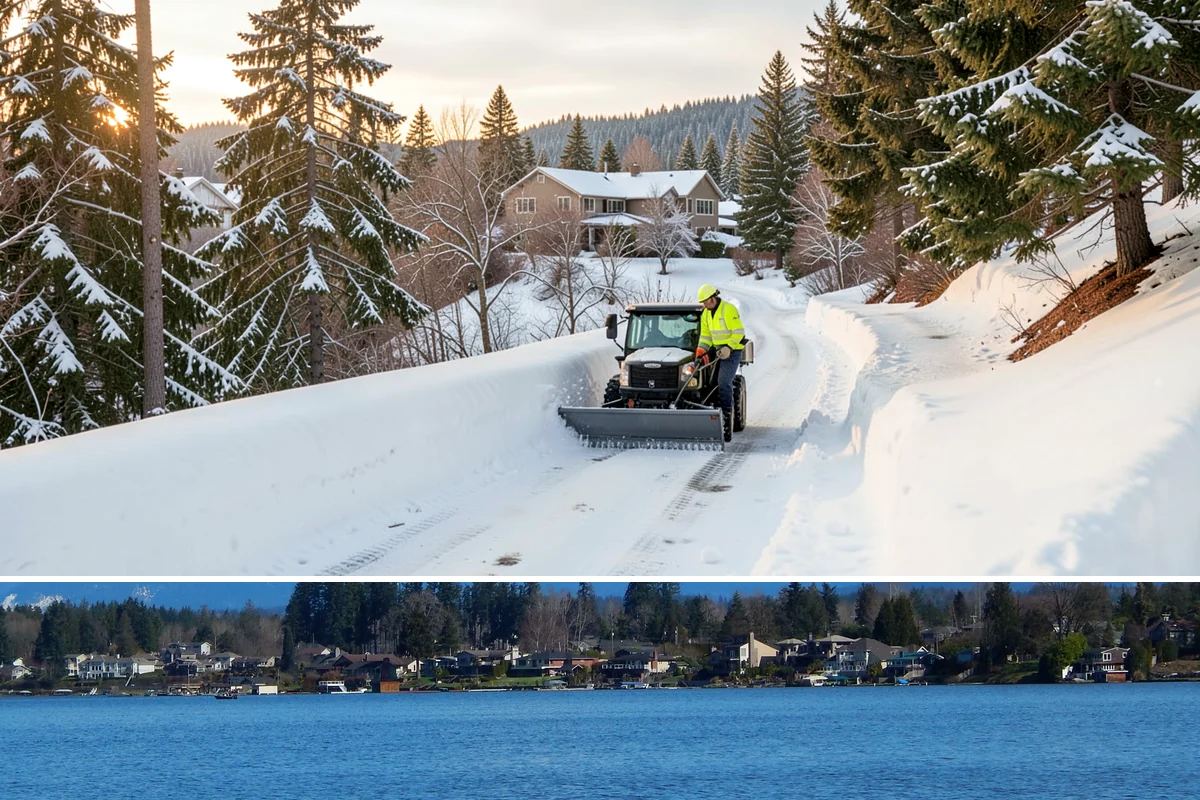 Apartment Complex Parking Lot Snow Removal in Lake Stevens, Snohomish County, WA - Snow risk for Puget Sound apartment communities runs highest from December through February, when overnight lows dip below...