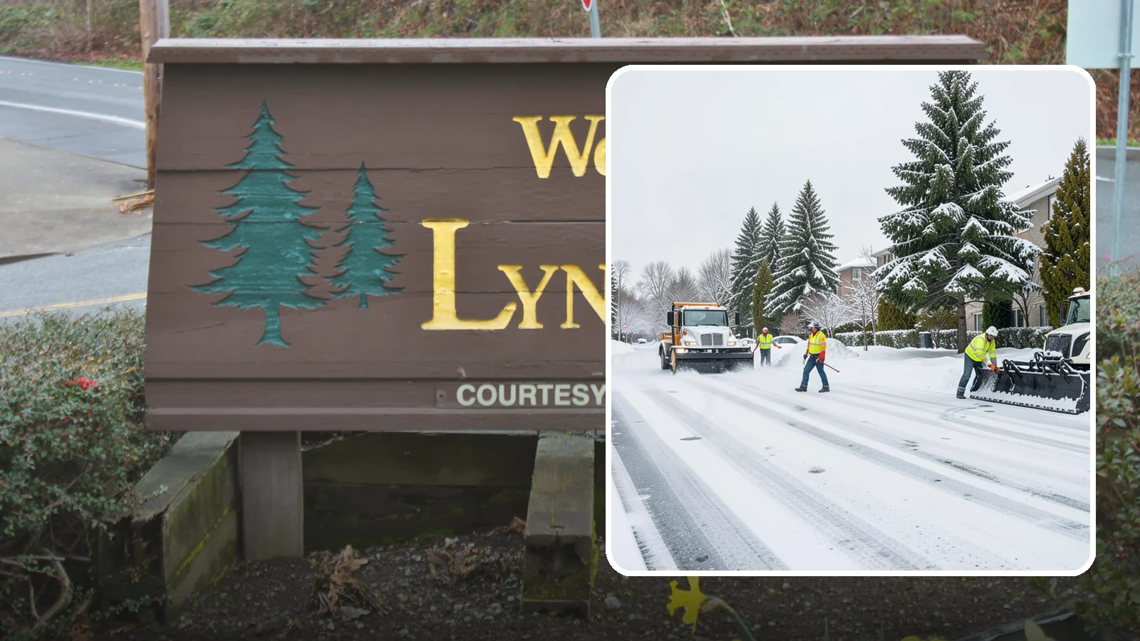 Apartment Complex Parking Lot Snow Removal in Lynnwood, Snohomish County, WA - We plow sprawling apartment lots full of overnight tenant vehicles before residents leave for the Western Washington morning rush.