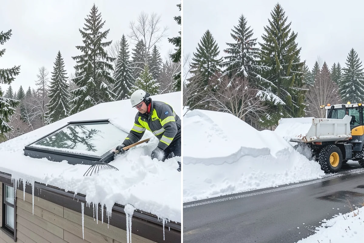 Apartment Complex Parking Lot Snow Removal in Medina, King County, WA - Meet the manager to prioritize buildings, fire lanes, and tenant move-out zones