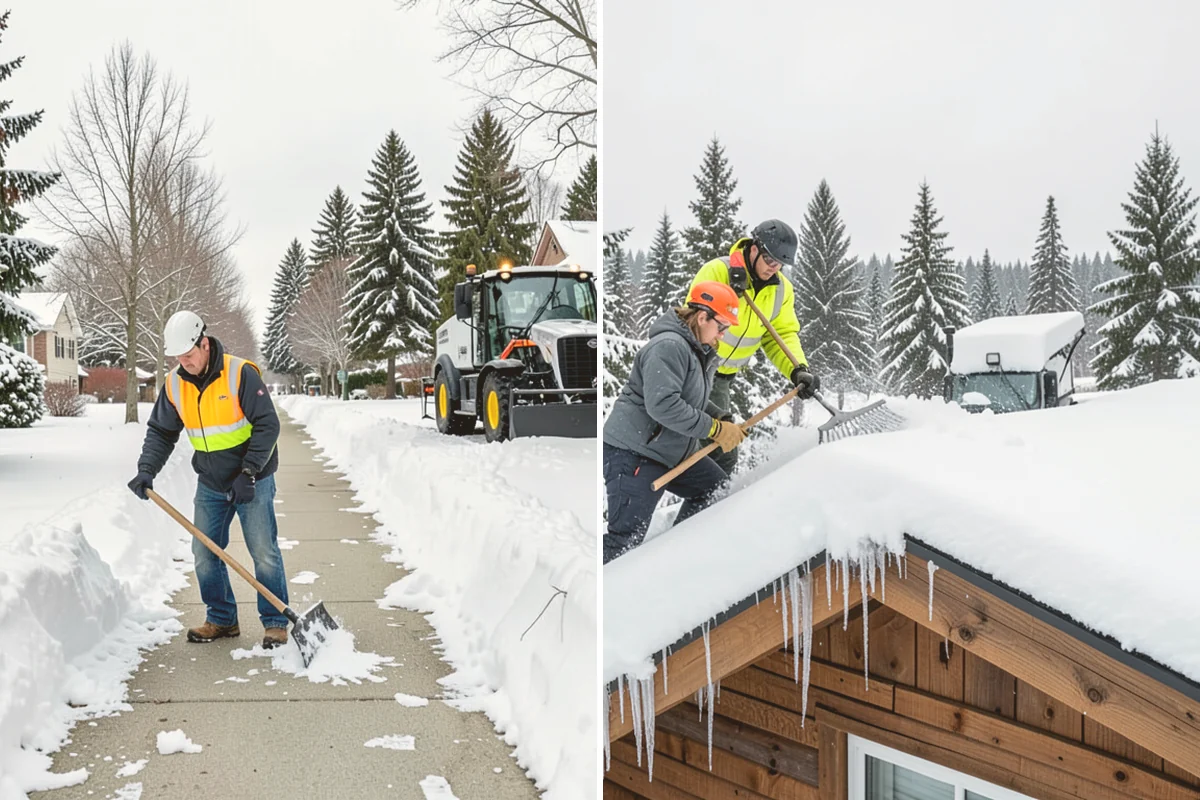 Apartment Complex Parking Lot Snow Removal in Milton, King County, WA - Meet the manager to prioritize buildings, fire lanes, and tenant move-out zones