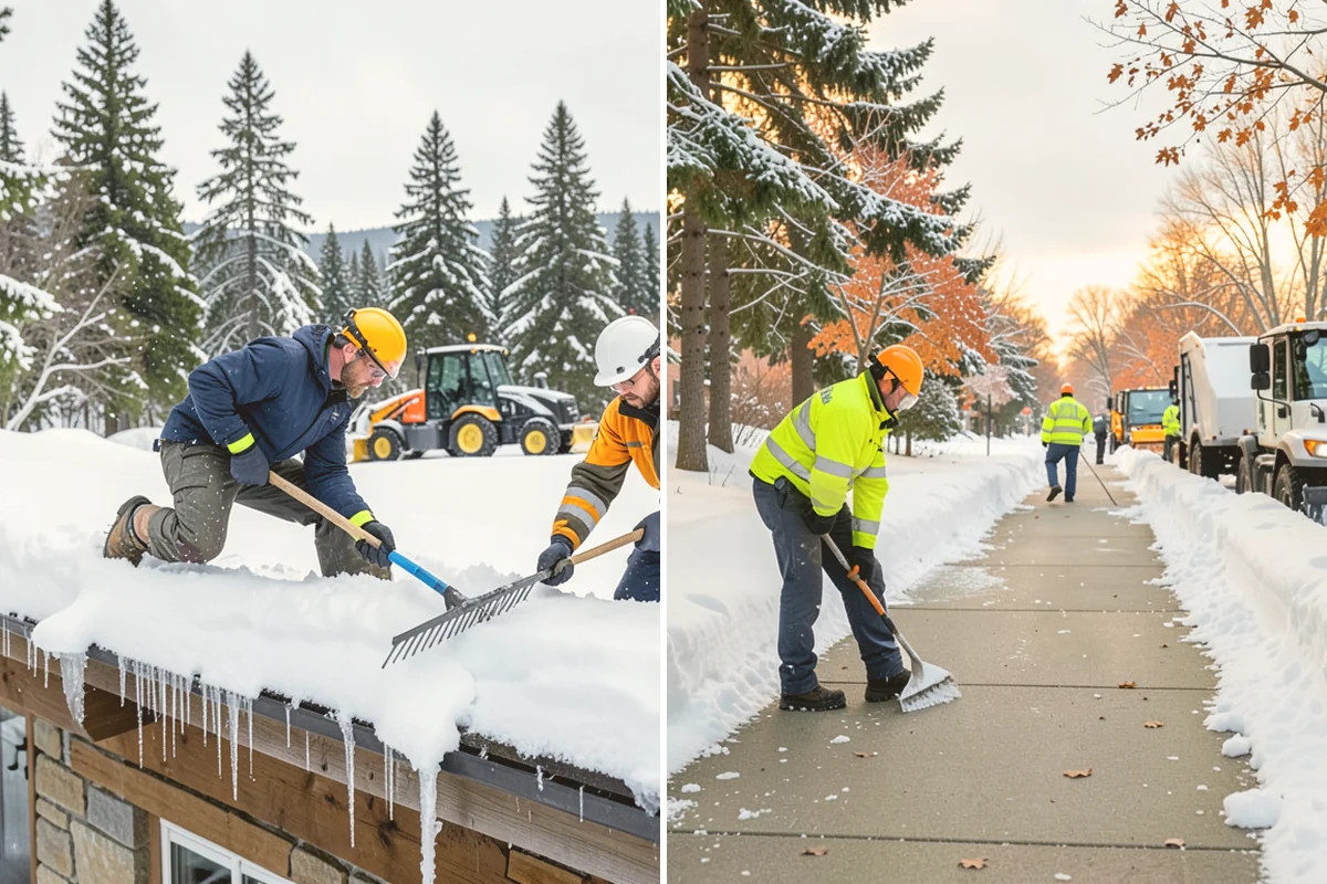 Apartment Complex Parking Lot Snow Removal in Mount Vernon, Skagit County, WA - Meet the manager to prioritize buildings, fire lanes, and tenant move-out zones
