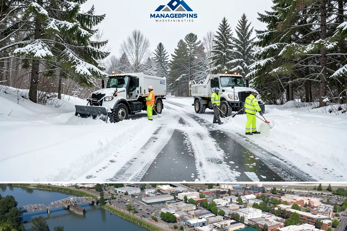 Apartment Complex Parking Lot Snow Removal in Mount Vernon, Skagit County, WA - Snow risk for Puget Sound apartment communities runs highest from December through February, when overnight lows dip below...