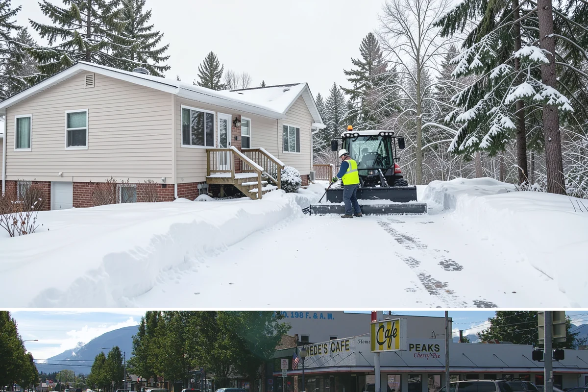 Apartment Complex Parking Lot Snow Removal in North Bend, King County, WA - Snow risk for Puget Sound apartment communities runs highest from December through February, when overnight lows dip below...