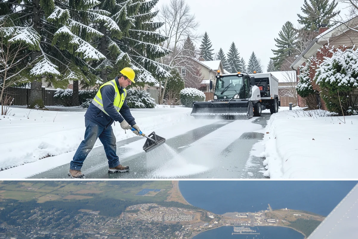 Apartment Complex Parking Lot Snow Removal in Oak Harbor, Island County, WA - Snow risk for Puget Sound apartment communities runs highest from December through February, when overnight lows dip below...